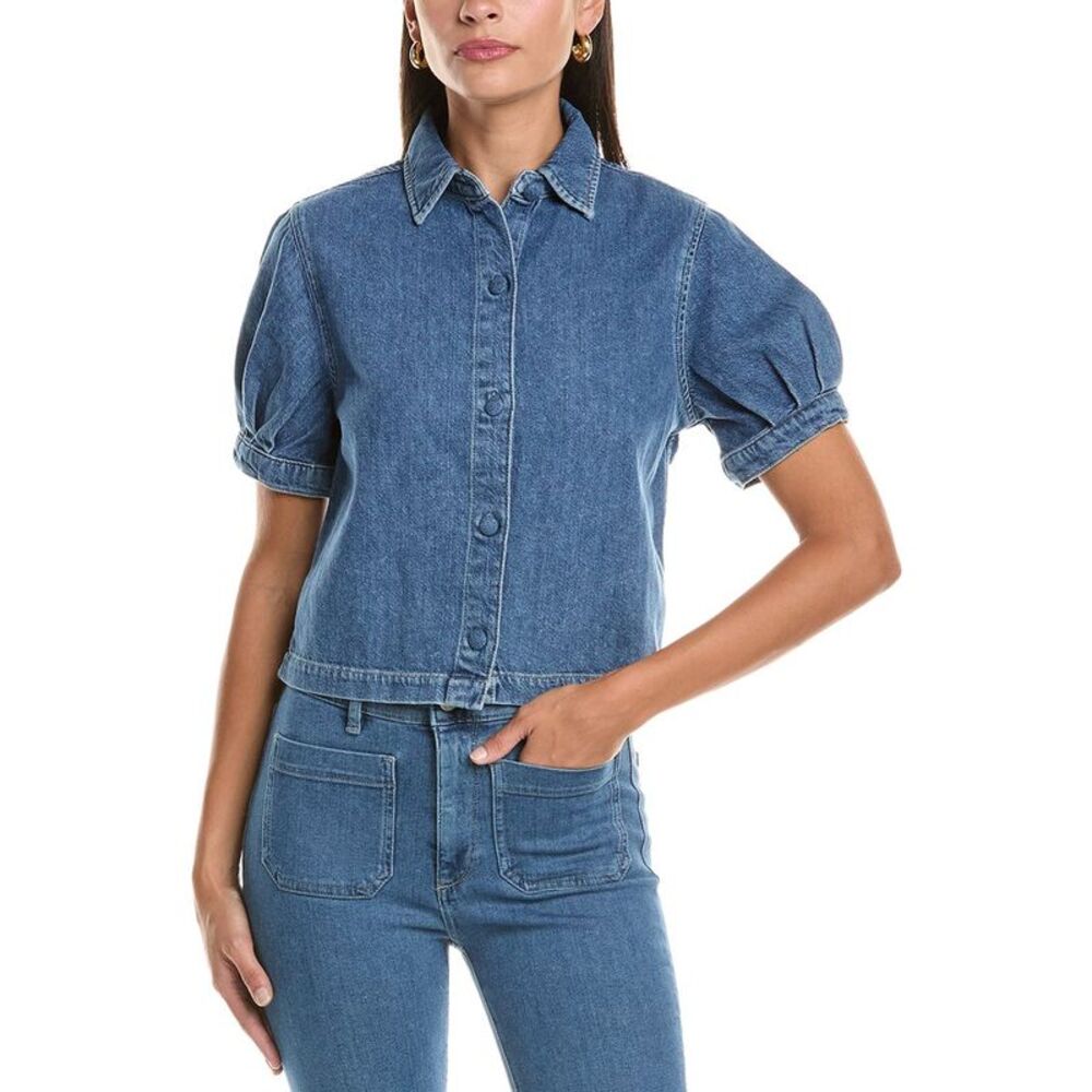 Dl1961 Womens  Montauk Shirt, Blue